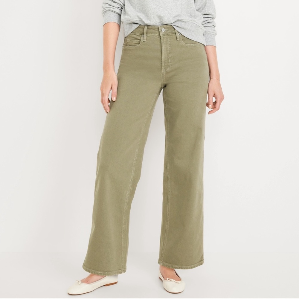 Extra High-Waisted Wide-Leg Jeans